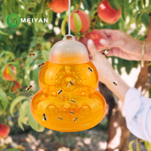 Prix usine en plastique suspendu guêpe piège gourde conception fruits mouche <span class=keywords><strong>attrape</strong></span> pour jardin extérieur lutte antiparasitaire - Product Image 3