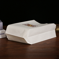 Sacs en papier kraft pour emballages alimentaires résistants à la graisse, sur mesure, écologiques, jetables, avec logo personnalisé en couleur