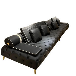 Итальянский диван в стиле лайт-люкс на молнии, высококачественный прямой диван для бара, караоке, ночного клуба, частного клуба, кабинки, сиденья для зоны отдыха - Product Image 5