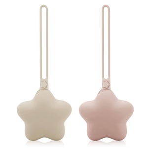 Boîte de rangement pour sucette en silicone pour bébé, <span class=keywords><strong>incassable</strong></span>, étanche, en forme d'étoile, avec sangle - Product Image 3