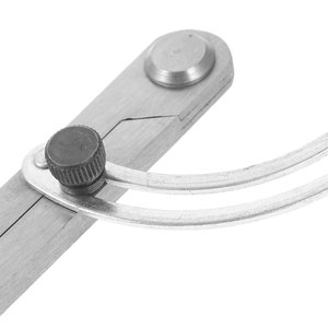 150Mm 200Mm 300Mm Cứng Thép Kim Loại Cai Trị Mùa Xuân La Bàn Với Cánh Dấu Vết Một Vòng Tròn - Product Image 5