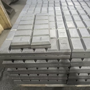 Barras de Protección Compuestas 63HRC, Piezas de Desgaste de Hierro Fundido, Placa de Desgaste Fundida para Cucharones de Excavadora - Product Image 2