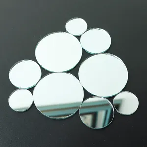 China artesanato redondo pequeno alumínio mini espelhos peças em tamanhos diferentes para vestido
