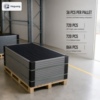 Module solaire monocristallin à double vitrage Topcon à demi-cellules de type N à haute efficacité pour toiture industrielle 5400Pa