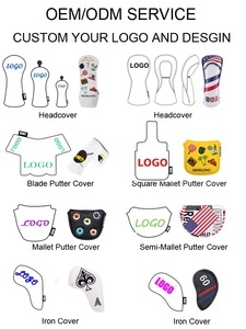 Fabricante Venta caliente personalizado logotipo bordado patrón impermeable <span class=keywords><strong>Golf</strong></span> Club cabeza cubierta - Product Image 5