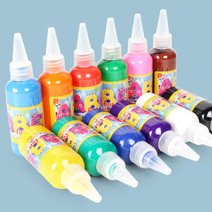 60ml Pigment Graffiti pour enfants 12 couleurs peinture au doigt <span class=keywords><strong>maternelle</strong></span> lavable - Product Image 2