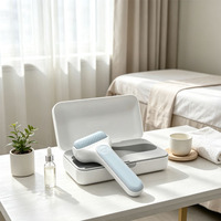 Rouleau de cryothérapie facial SOICY, masseur portable à main avec boîte de protection pour usage domestique, anti-gonflement de la peau