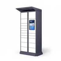 Casier à colis intelligent Linqu pour la communauté, livraison en libre-service sans contact, système de gestion en réseau, accès par code QR