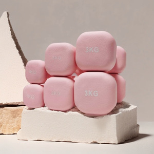 Équipement d'entraînement robuste, paire d'haltères de 2 kg en fonte massif, haltères à tête carrée, haltères en fer pur pour enfants - Product Image 3