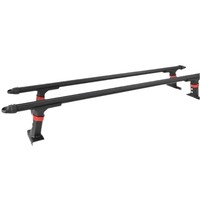 Accessoires 4x4 Barre transversale réglable en alliage d'aluminium pour pick-up, galerie de toit universelle pour couvre-caisse avec rail à fente