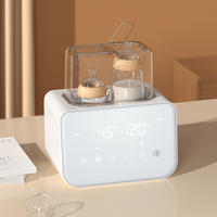 Calentador de Biberones Automático Multifuncional para PC, Modo Inteligente, Libre de BPA, Control Digital, Capacidad para 2 Biberones, Desinfección, Descongelación