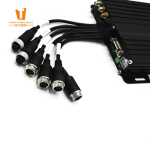 4-Channel <span class=keywords><strong>Mini</strong></span>-Size Car Black Box classica SD-Card MDVR con 4G Mobile CCTV sicurezza di guida sistema di monitoraggio