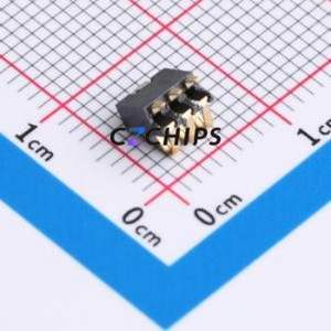 GT-BTP16003-0220B-014C Blade/Spring Contact Battery Connector SMD,P=1.6mm Connector Spring Contact Type 1.6mm 3P Vertical Mount - Product Image 2