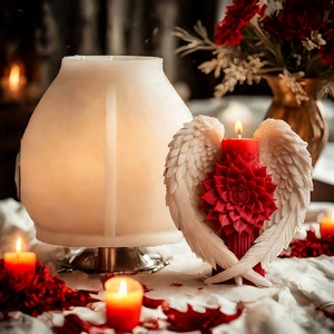 Angel Wings <b>Candle</b> <b>Mold</b> Silicone DIY Plaster <b>Mold</b> For Valentine'S Day Decorations - Product Image 2