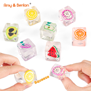 Jouets Squishy en Gros, Jouets Sensoriels Anti-Stress à Presser, Fruits Cartoon Kawaii Squishies pour Cadeaux d'Anniversaire Garçons Filles - Product Image 1