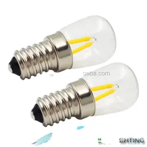 Produk laris bola lampu led 2w e14 e10 230v filamen dapat diredupkan