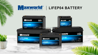 Lifepo4-batería Solar de ciclo profundo para barco, paquete de baterías de iones de litio de 12 voltios, 12 v, 200ah, 400ah, 12 v