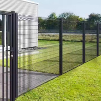 Hete Aanbieding 3D Schuttingpaneel Tuinafscheiding Beveiliging Gelaste Draadgaas Omheiningssysteem 3D Tuinafscheiding