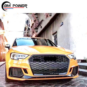 Ajustement parfait AD A3 Old To New 2013-2017 année Kit de carrosserie de <span class=keywords><strong>voiture</strong></span> avec pare-chocs avant grilles phares arrière jupes latérales arrière Spo - Product Image 6