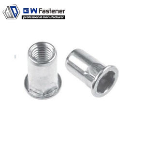 Staal Platte Kop Gekartelde Lichaam Dunne Muur Geribbelde Grote Flens Klinknagel Noten - Product Image 4