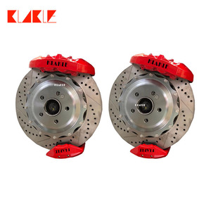 Sistema Freni Maggiorati KLAKLE, Pinza Freno Posteriore Doppia Tesla 4 Pistoni 6 380*28MM per Audi A1 A2 A3 A4 A5 A6 A7 A8 - Product Image 2