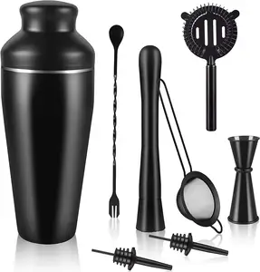 Professionele Bar Tools Roestvrijstalen Cocktail Shaker Set Met Bartending Kit Mixgereedschap Home Bar Drink