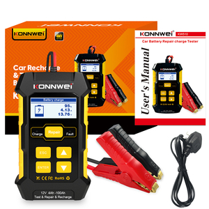 Konnwei Portable 12V 5A Pulse Lead-acid Intelligent Auto <span class=keywords><strong>Chargeur</strong></span> de <span class=keywords><strong>batterie</strong></span> de <span class=keywords><strong>voiture</strong></span> avec UK US EU AU - Product Image 1