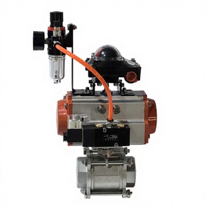 Mejor Precio: Válvula de Bola Neumática de Acero Inoxidable con Brida y Interruptor de Límite QD-01 - Product Image 5