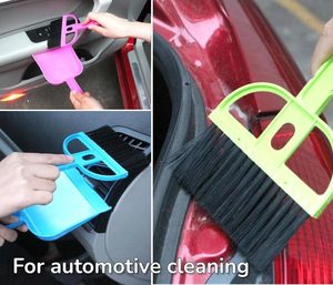 New Round <b>Keyboard</b> <b>Mini</b> Sweeping Broom Set for Desktop Small Size with Dustbin <b>Keyboard</b> Cleaning Brush - Product Image 6