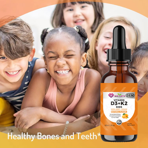 Gouttes de <span class=keywords><strong>vitamine</strong></span> D3 K2 pour nourrissons, 60 gouttes, recommandées par les pédiatres pour un <span class=keywords><strong>d</strong></span>éveloppement immunitaire et squelettique sain - Product Image 3