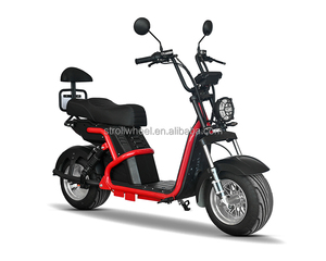 STROLLWHEEL Citycoco Chopper, Motocicleta Eléctrica <span class=keywords><strong>de</strong></span> 2 Ruedas y 60V, Motor <span class=keywords><strong>de</strong></span> 1000w, Scooter Eléctrico con Llantas Anchas - Product Image 6