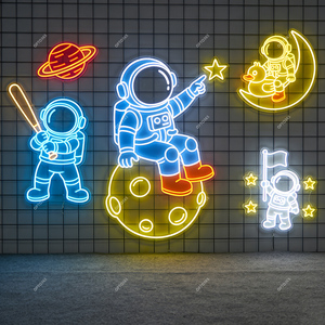 Enseignes néon LED personnalisées populaires à motifs de bandes dessinées, enseignes néon anime étanches, lumières néon pour décoration murale de la maison, décoration de fête - Product Image 4