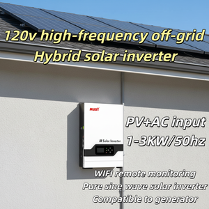 อินเวอร์เตอร์พลังงานแสงอาทิตย์ MUST 120V 1.5kW 120V แบบออฟกริด ได้รับการรับรองมาตรฐาน CE และ Rohs สำหรับรถบ้าน บ้านพักตากอากาศ และการใช้ชีวิตแบบออฟกริด - Product Image 2