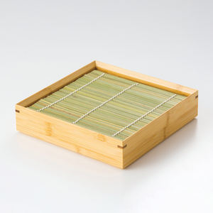 100% plateaux en bambou de couleur suie naturelle plateau de service japon ustensiles de cuisine fournitures - Product Image 2