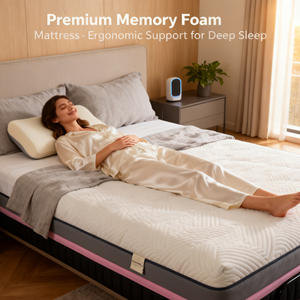 Toptan Modern 3D Memory Pamuklu Yatak Lüks Anti Alerjik Nefes Alabilen Formaldehitsiz Okul Ev Mobilyası Otel Yatak Odası - Product Image 1