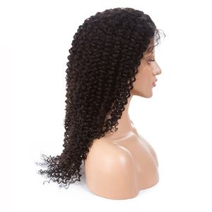 Perruque bouclée crépue tendance 13x4, perruques en dentelle pré-épilées, densité 150%, cheveux humains vierges péruviens, perruque en dentelle frontale bouclée pour femmes - Product Image 4