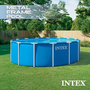 <span class=keywords><strong>Piscine</strong></span> <span class=keywords><strong>hors</strong></span> <span class=keywords><strong>sol</strong></span> <span class=keywords><strong>INTEX</strong></span> ronde à structure métallique 15 pieds x 48 pouces avec pompe, filtre, cartouche, couverture et échelle |   28241EP 1000 GPH - Product Image 3