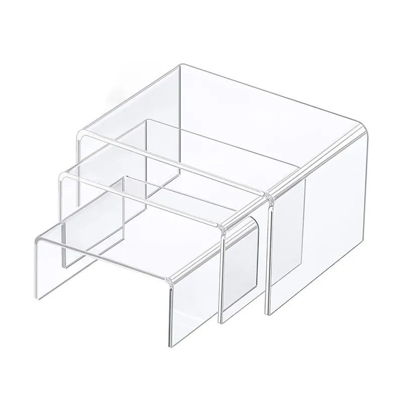 Acrilico a forma di U di Visualizzazione Del Basamento di Piegatura Plexiglass Piastra di Piegatura a Caldo di Elaborazione Su Ordinazione