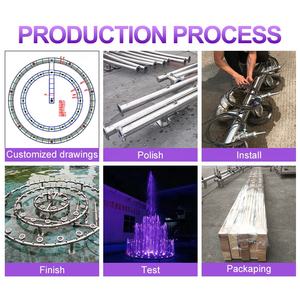 Fenlin ม่านน้ำสแตนเลสแบบดิจิตอลที่ทันสมัยน้ำพุน้ำตกอัตโนมัติสำหรับโรงแรมล็อบบี้สวน - Product Image 6
