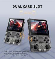 Console de jeu portable rétro V20, 64 Go, écran IPS HD de 3,5 pouces, 5000 mAh, Linux open source pour simulateurs GBA NDS SFC
