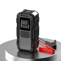 Démarreur de Batterie Portable avec Compresseur d'Air 150 PSI, Gonfleur de Pneus de Voiture avec Arrêt Automatique et Lampe LED