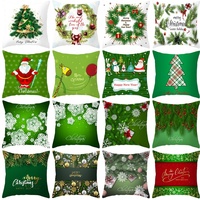 Personnalisé flocon de neige décoratif en peluche jeter taie d'oreiller housse de coussin décoratif joyeux noël taie d'oreiller cas canapé décor à la maison