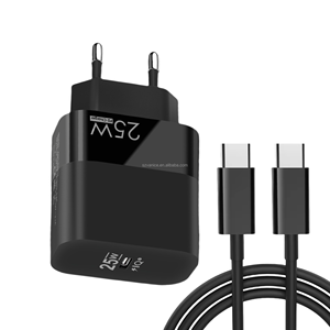 Prise EU US UK 25W chargeur super rapide 25W PD Usb-C Type C adaptateur de voyage pour <span class=keywords><strong>samsung</strong></span> S25 <span class=keywords><strong>S21</strong></span> S23 S24 <span class=keywords><strong>FE</strong></span> S24 Ultra S23 + - Product Image 1