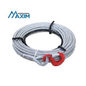 Heavy Duty Towing Wrecker Roll Back <span class=keywords><strong>Cable</strong></span> de alambre <span class=keywords><strong>Cable</strong></span> de cabrestante de núcleo de acero con gancho giratorio autoblocante - Product Image 6