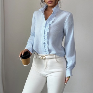 Camisa Elegante de Manga Larga con Botones para Mujer, a la Moda - Product Image 5
