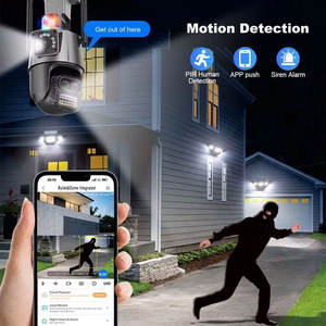 WERYSAFE 全高清 6MP WiFi <span class=keywords><strong>3</strong></span> 镜头 8 倍变焦 PTZ 网络摄像机，适用于家庭安全视频监控 ICSee WiFi IP 户外摄像机 - Product Image 6