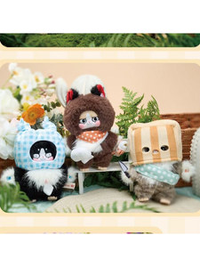Série Officielle Baby Three Cat King Working in the Workplace - Boîte Mystère en Peluche - Grand Format 20cm - Ensemble Scellé de 8 Boîtes - Jouet Décoratif pour Bureau - Product Image 5