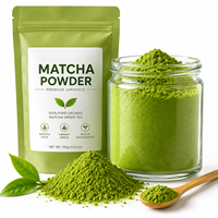 Poudre de matcha verte premium Longbio, thé vert pour recettes de pâtisserie, type matcha japonais