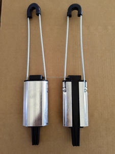 Fabricación Achoring Wedge Wire Clamp Cable de tensión superior Abrazadera de anclaje de aluminio Pam Fiber Drop Cable Ftth Dead End Clamp - Product Image 5