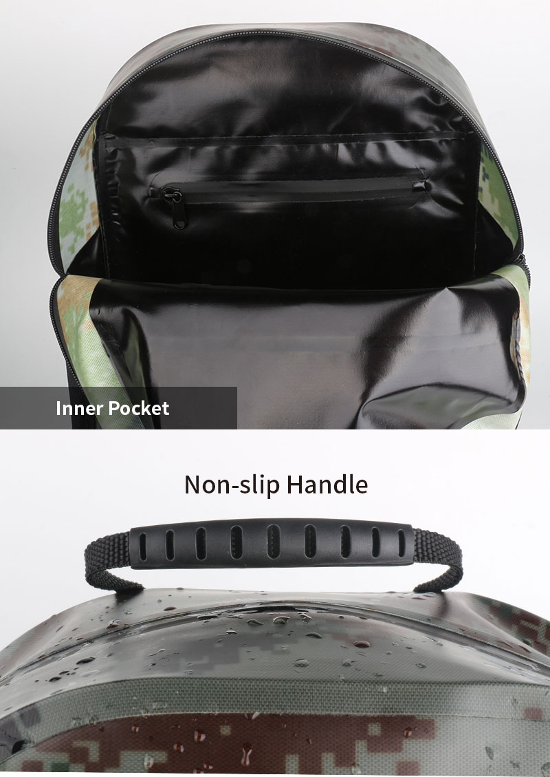 New Design Outdoor Waterproof Backpack Factory Custom Zipper Dry Bag Backpack